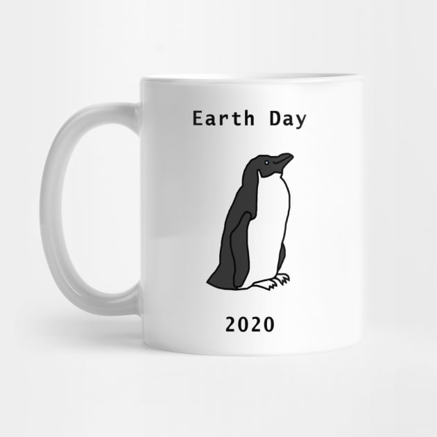 Penguin Earth Day by ellenhenryart